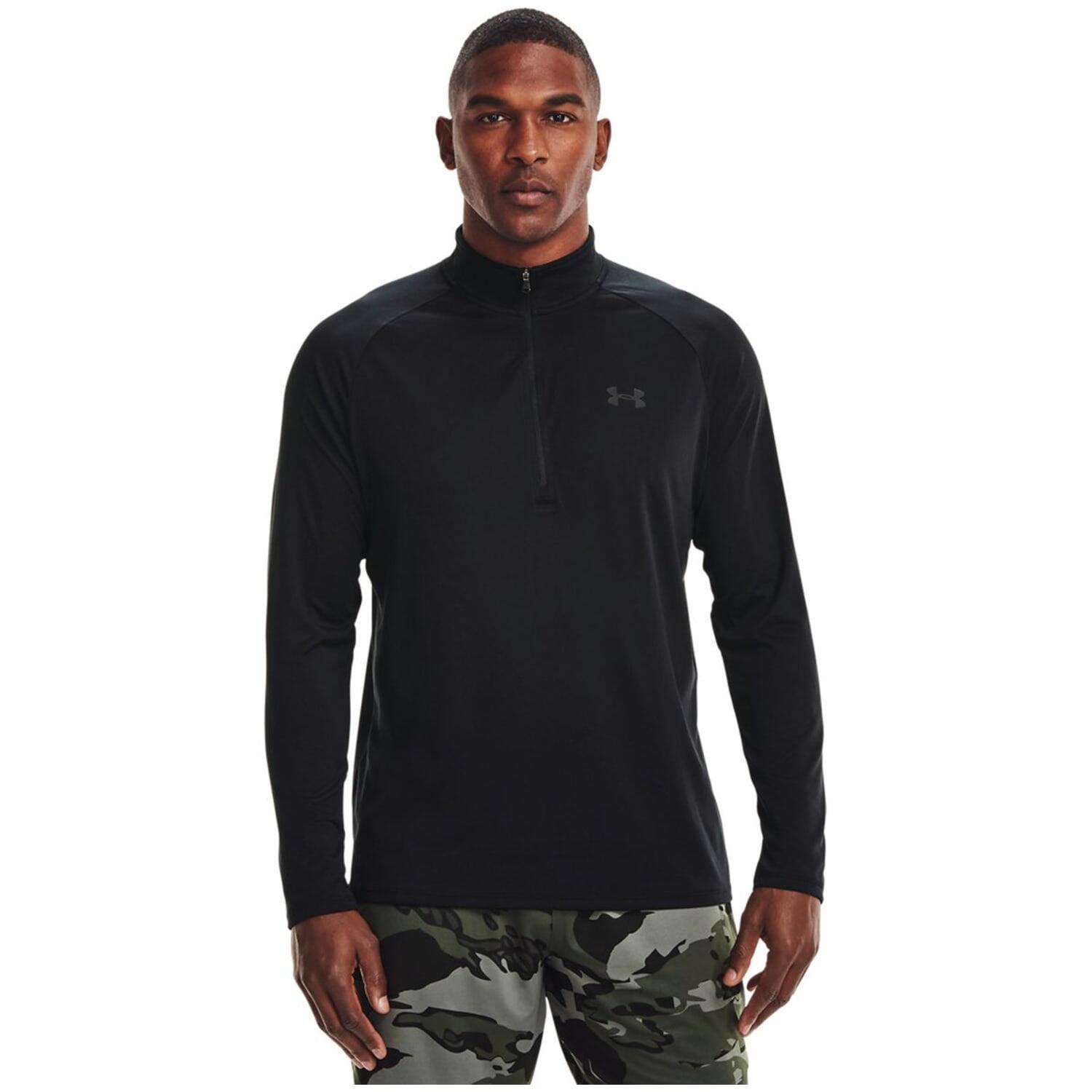 Under Armour UA Tech 2.0 1/2 Zip Herren Sweatshirt, schwarz, Gr. 3XL