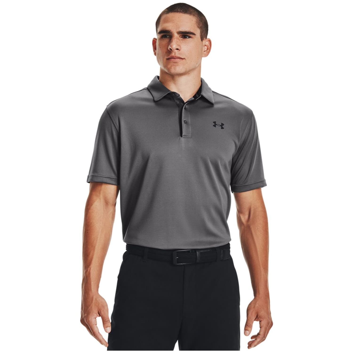 Under Armour Tech Herren Poloshirt, schwarz, Gr. XL