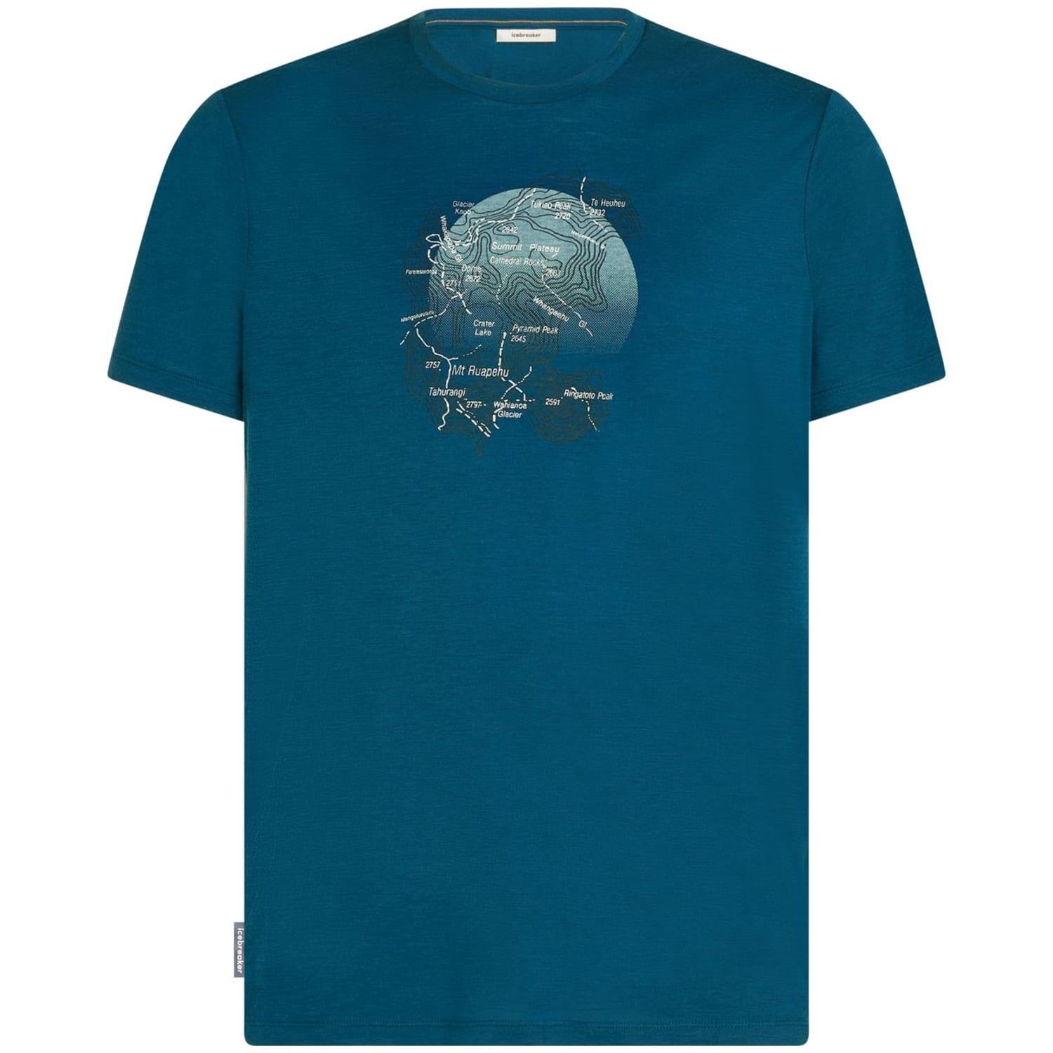 Merino 150 Tech Lite Ruapehu Round Herren T-Shirt, blau, Gr. XL Image