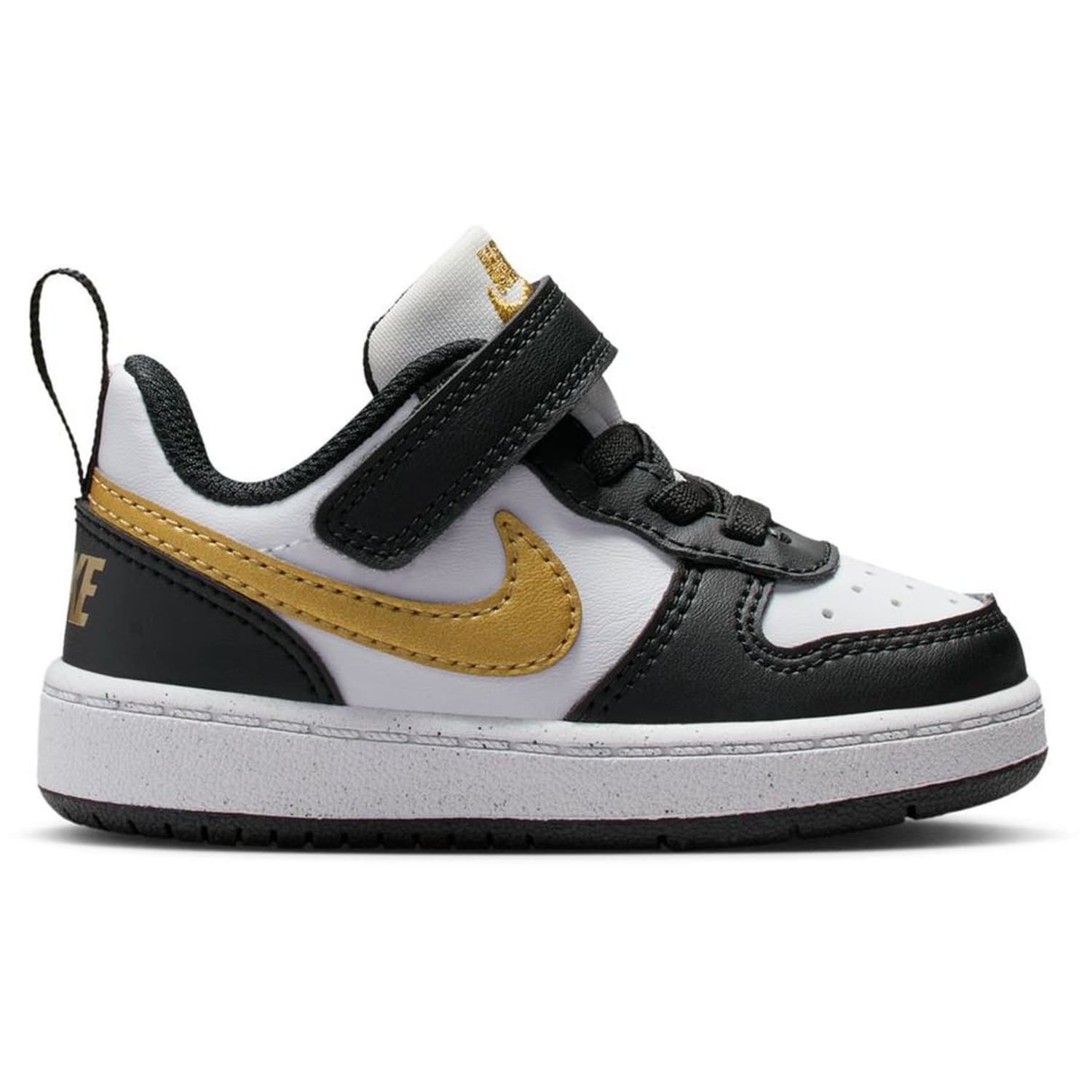 Court Borough Low Recraft Kinder Sneaker, schwarz, Gr. 25