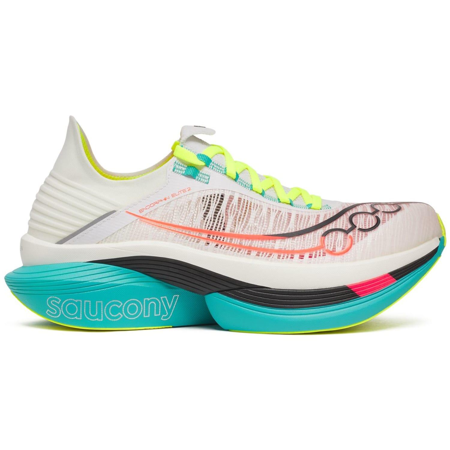Saucony Endorphin Elite 2 Laufschuhe, weiß, Gr. 42 ½