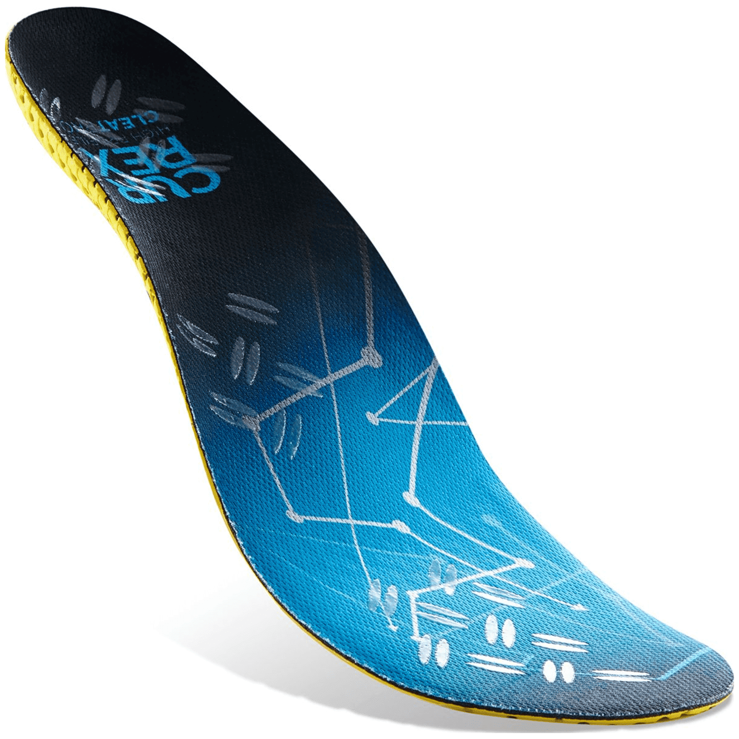 Currex CleatPro High Einlegesohle, blau, Gr. 36.5