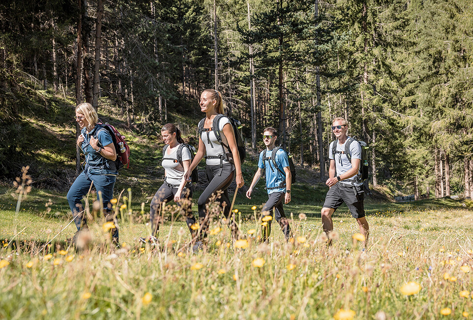 Menschen die wandern
