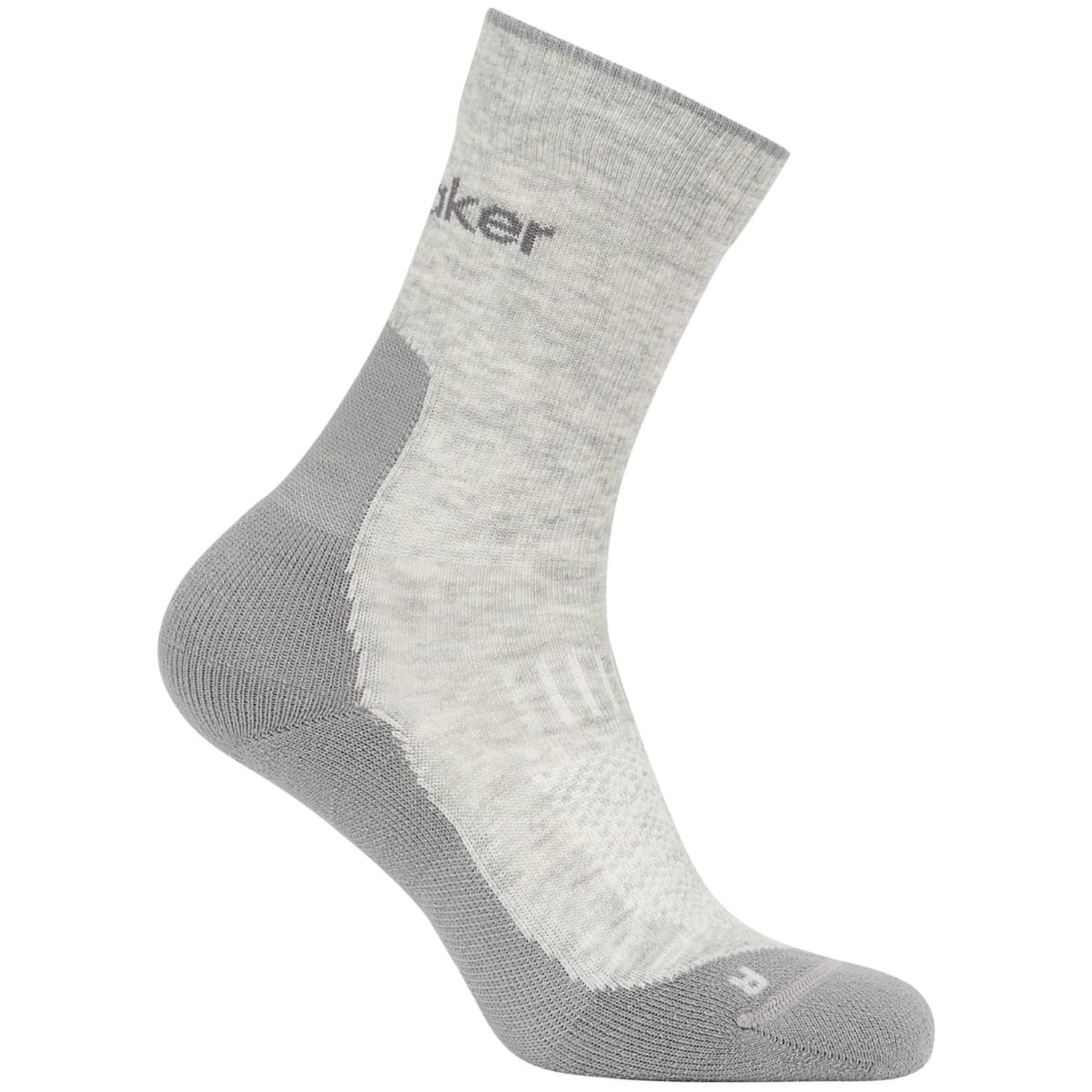 Merino Hike+ Light Crew Herren Socken, grau, Gr. M Image