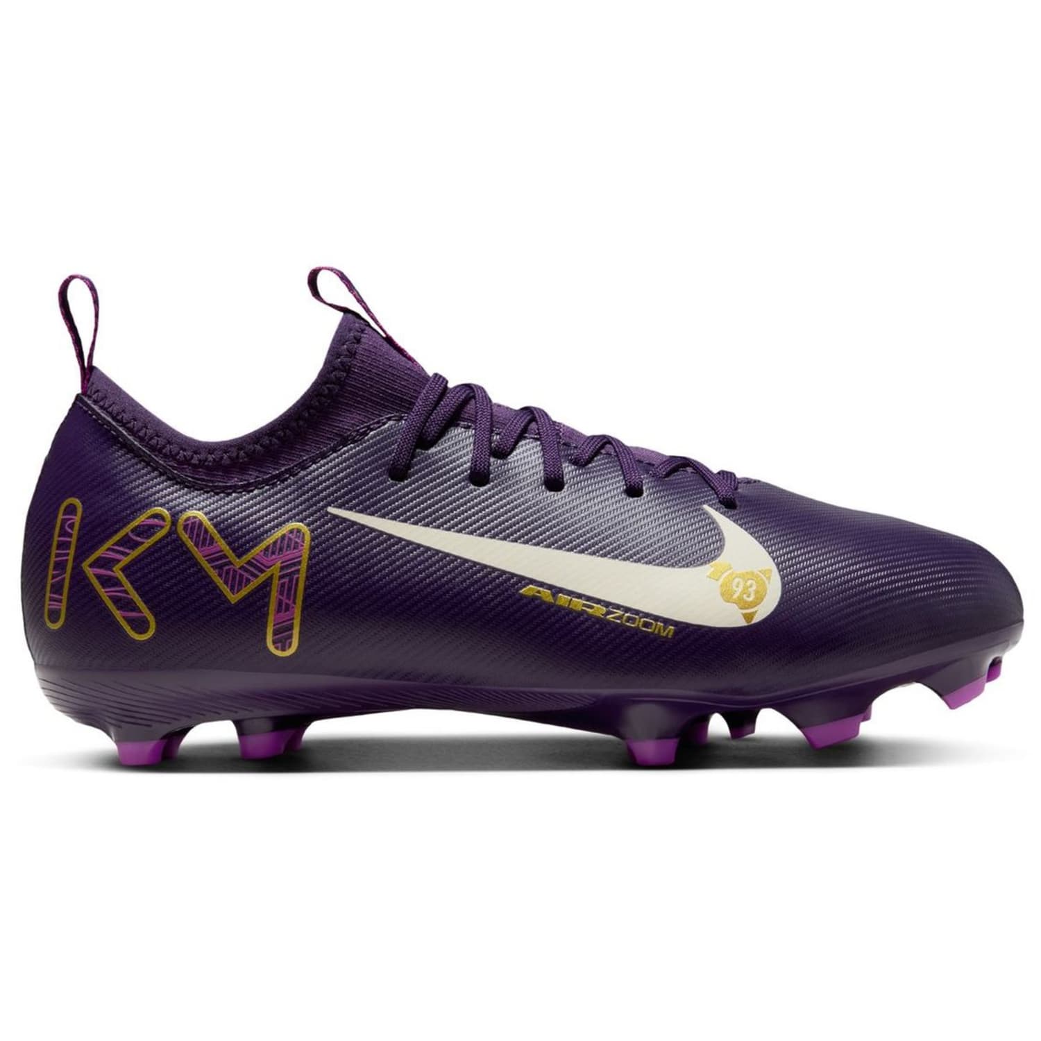 Nike Mercurial Vapor 16 Academy 'Kylian Mbappé ' MG Low- Kinder Sneaker, lila, 33 ½ EU