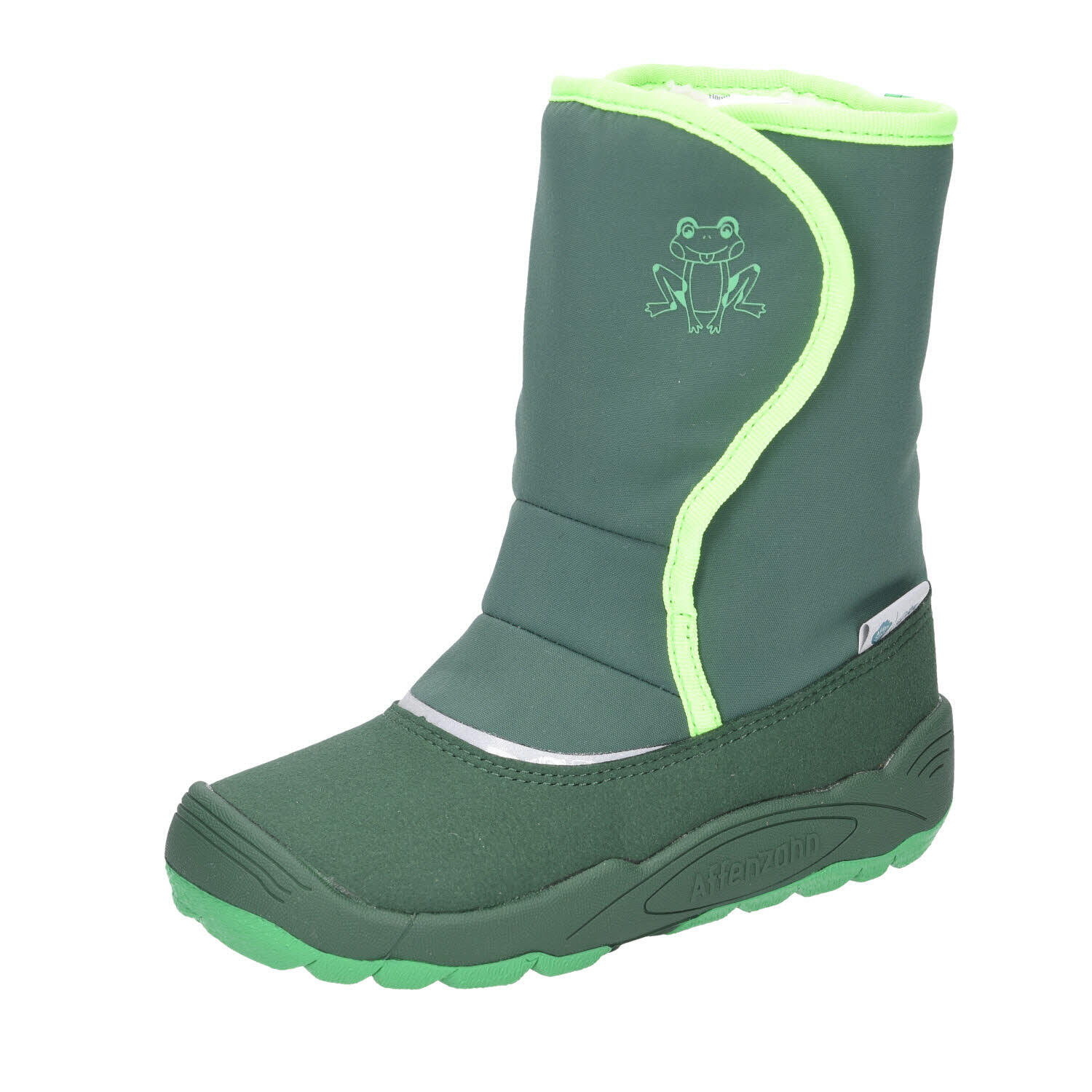 Affenzahn Vegan Freezy Kinder Winterstiefel, grün, 30 EU