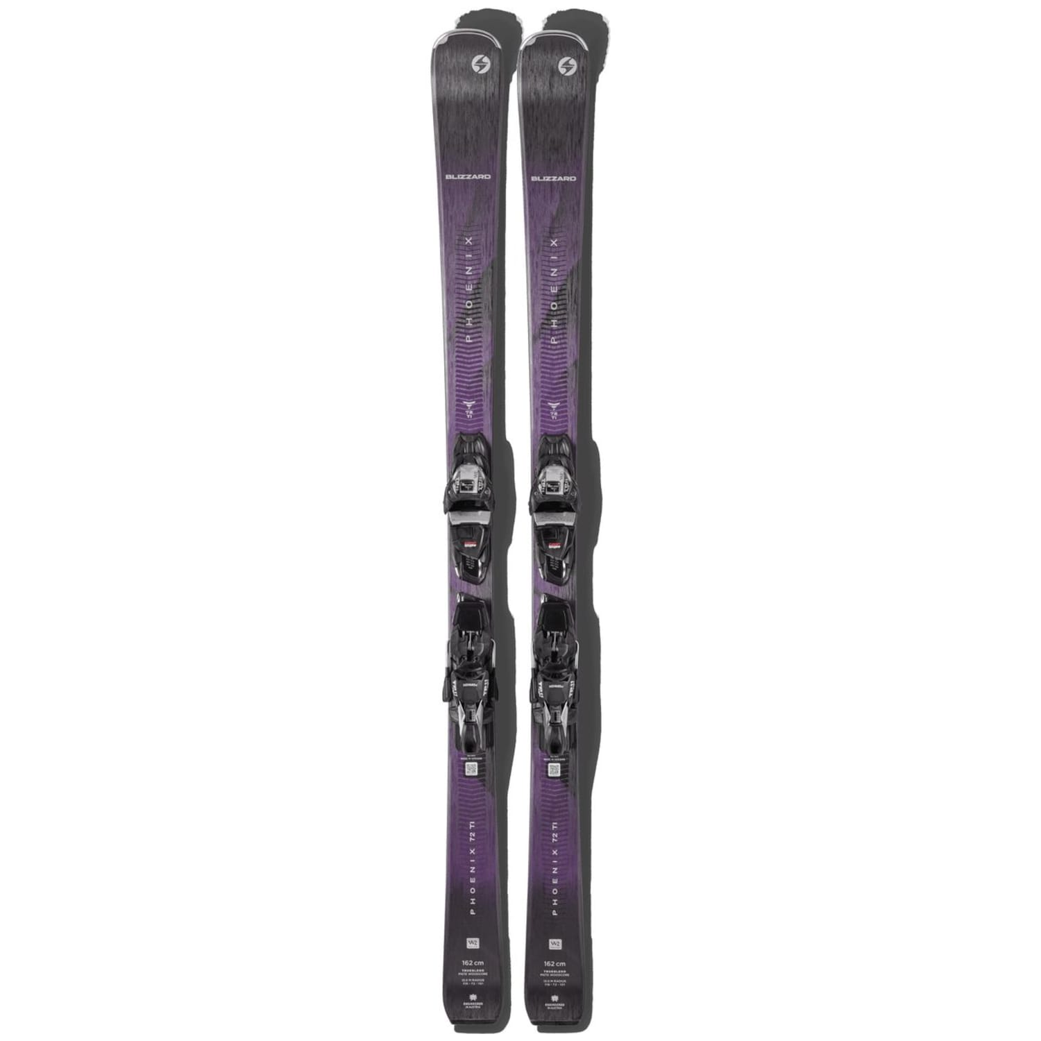Blizzard Phoenix 72 TI + TP 11 Light Damen All-Mountain Ski, lila, Gr. 162 cm
