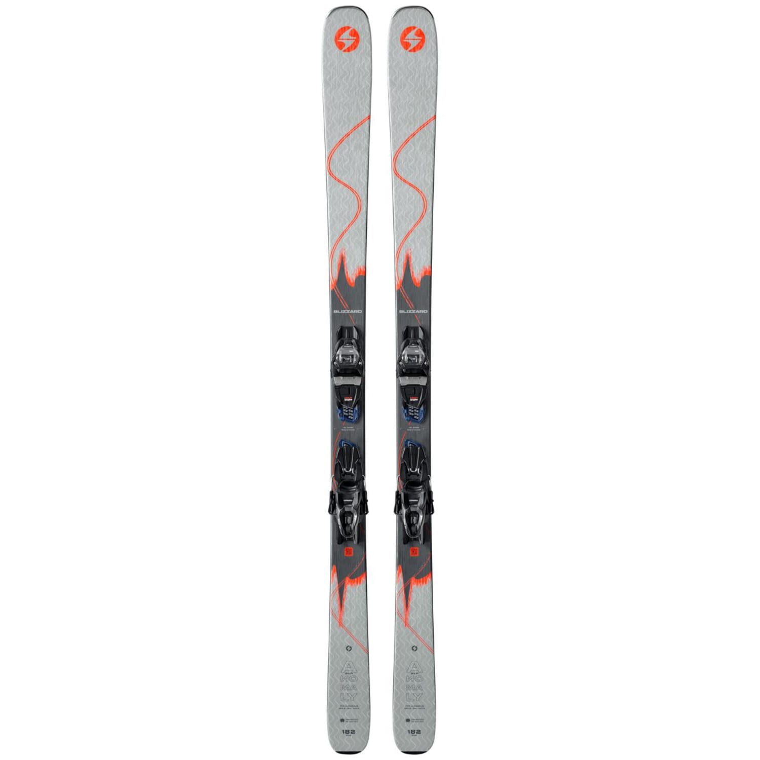 Blizzard Anomaly 84 R + Tpc10 Demo Herren Freeride Ski, grau, Gr. 176 cm