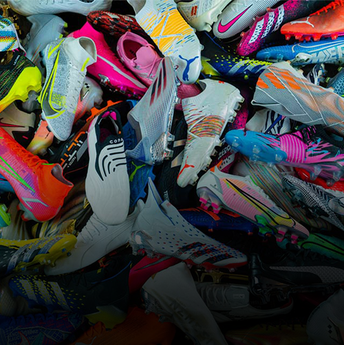Football boots collection