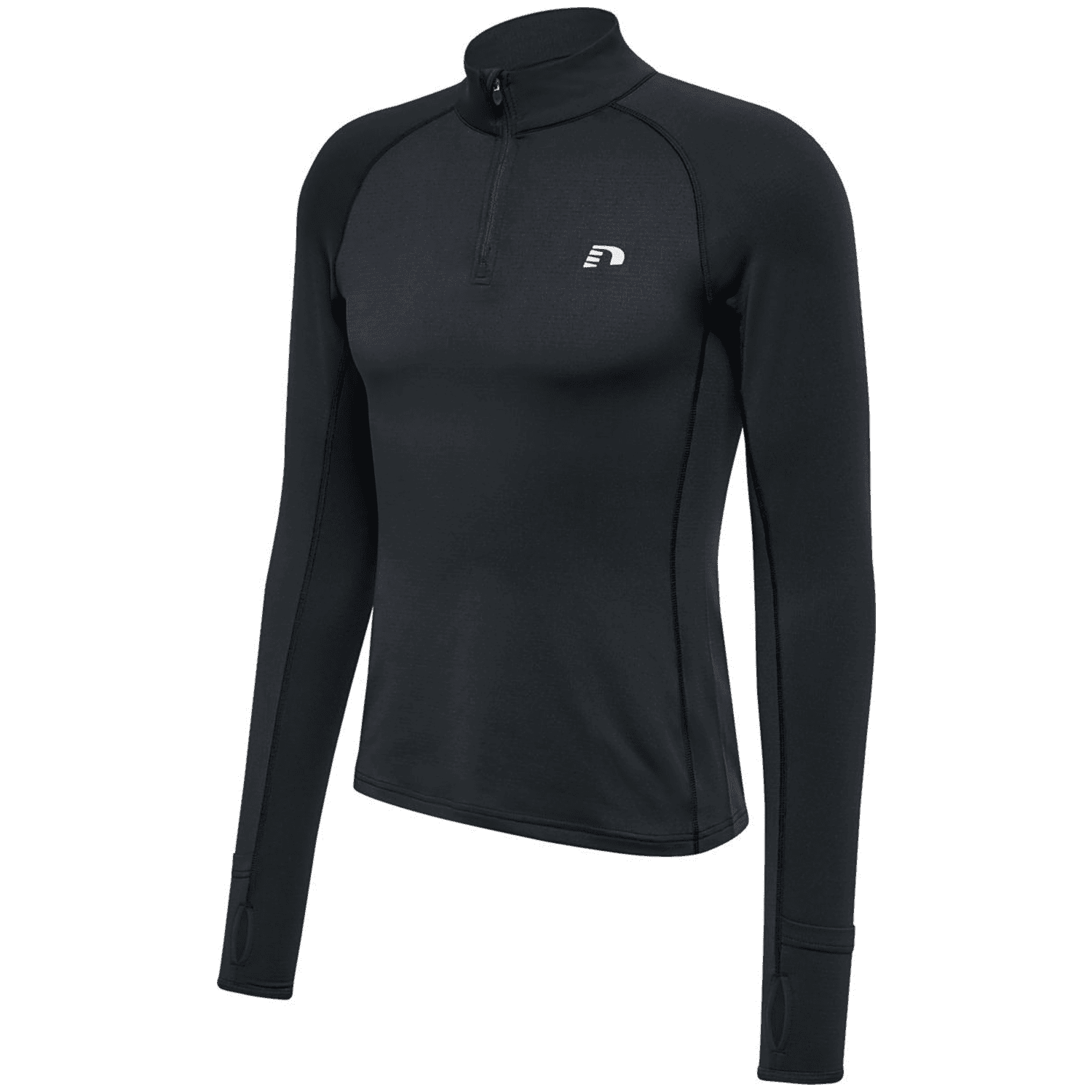 Newline Lakewood 1/2 Zip Damen Rollkragenpullover, schwarz, Gr. M