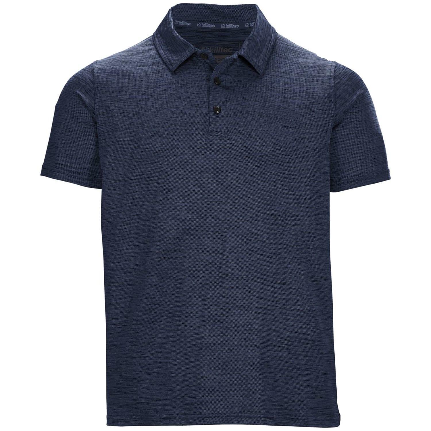 Killtec Poloshirt Poloshirt mit Melange-Optik