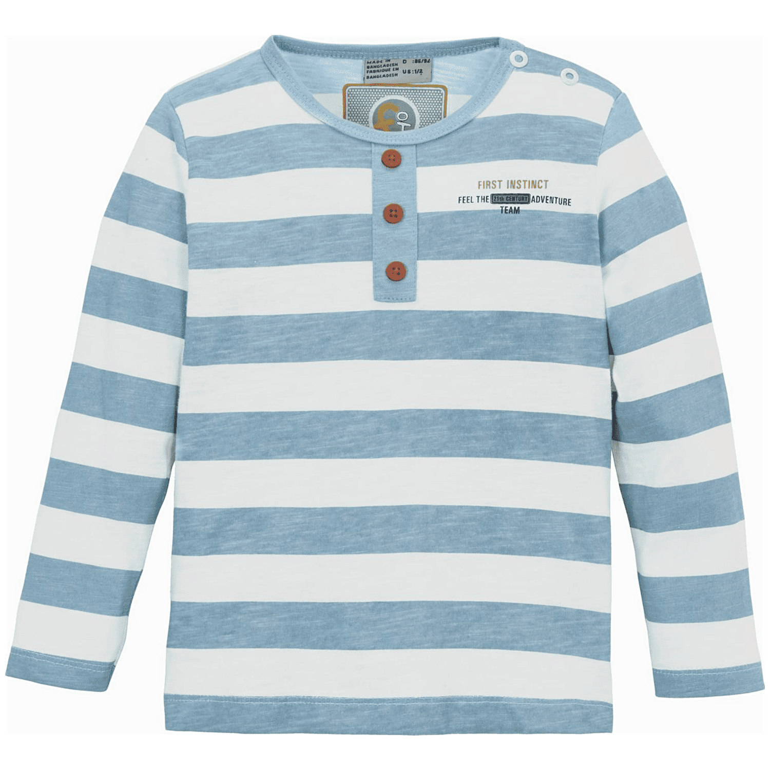 First Instinct Fis 2 Kinder Longsleeve, blau, Gr. 68