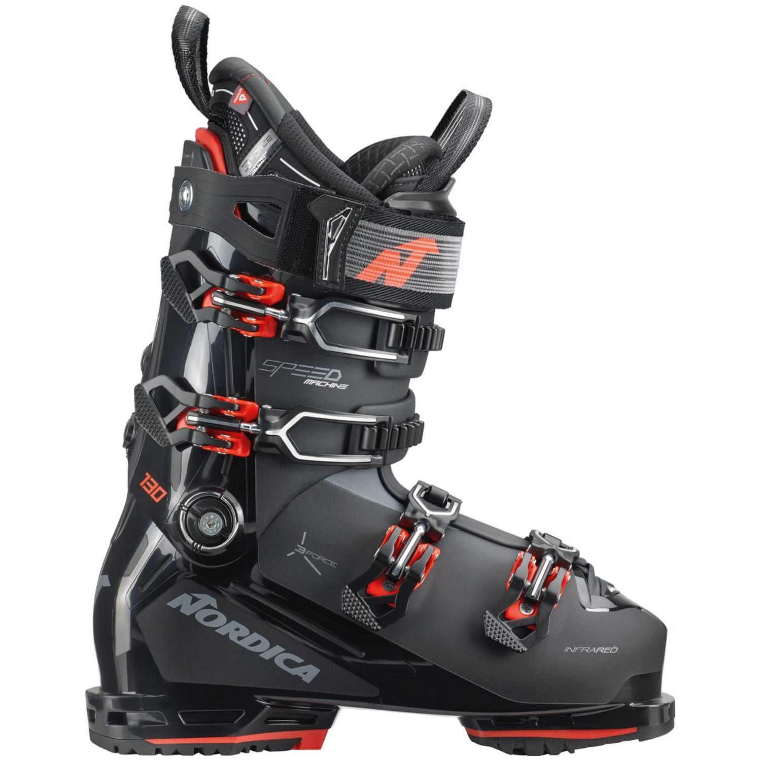 Nordica Speedmachine 3 130 (Gw) Herren Ski Schuhe, schwarz, Gr. 45
