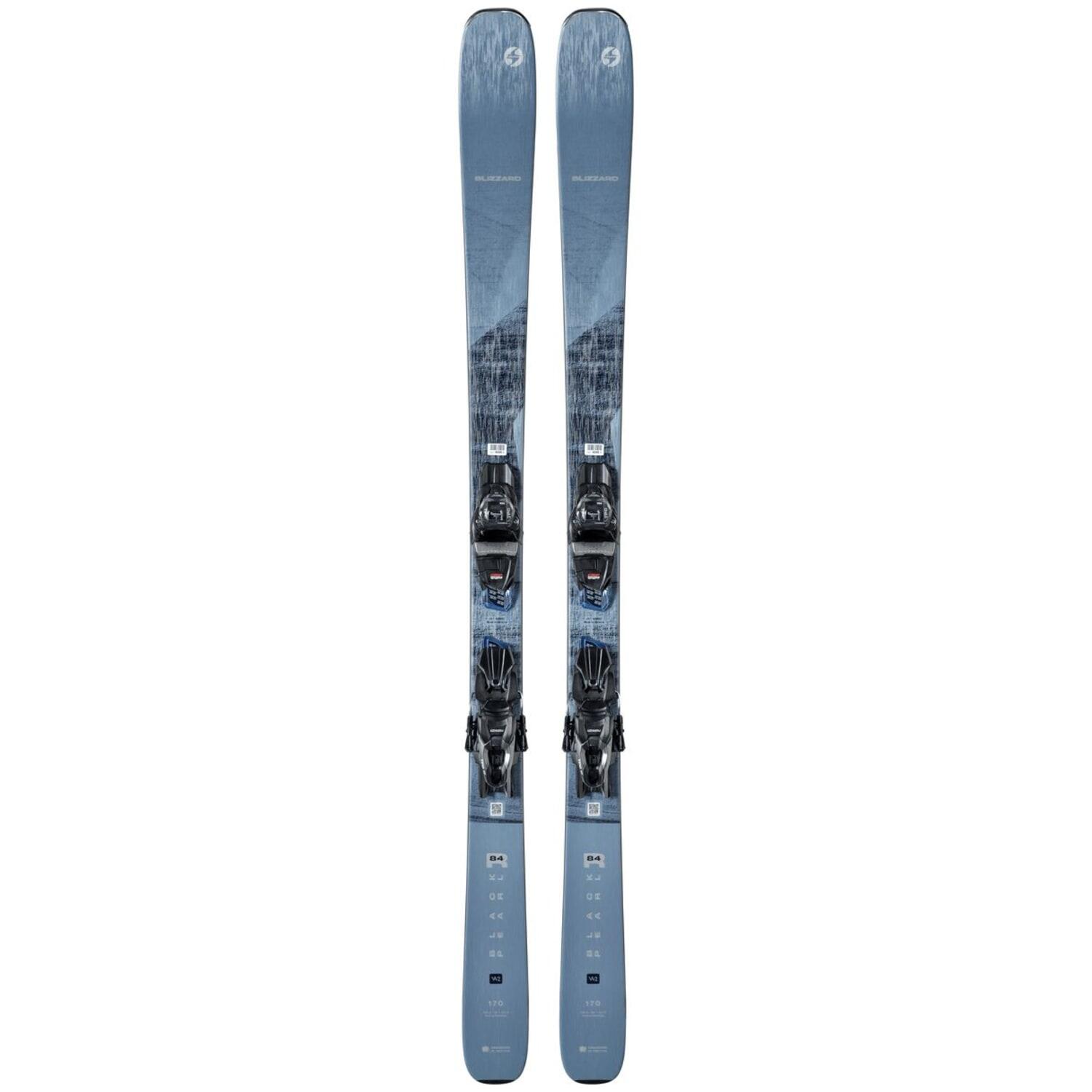 Blizzard Pearl 84 R + Tpc10 Demo Herren Freeride Ski, blau, Gr. 158 cm