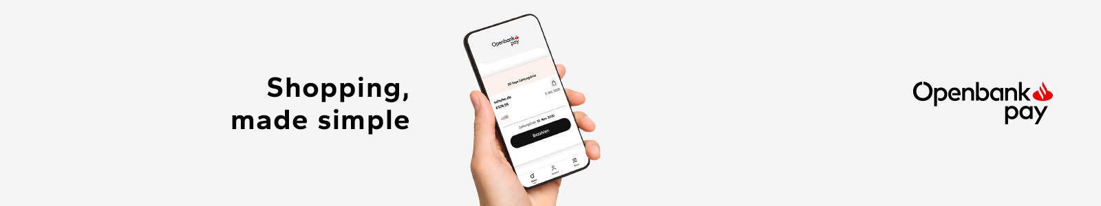 Kauf auf Rechnung mit Openbank Pay
