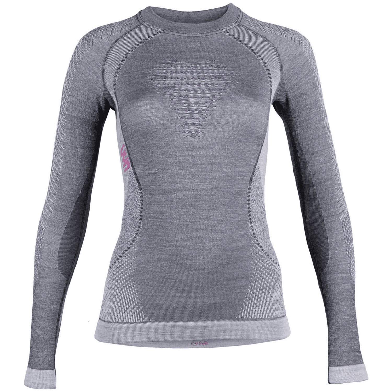 UYN Fusyon UW Lg Damen Unterhemd, grau, Gr. XS