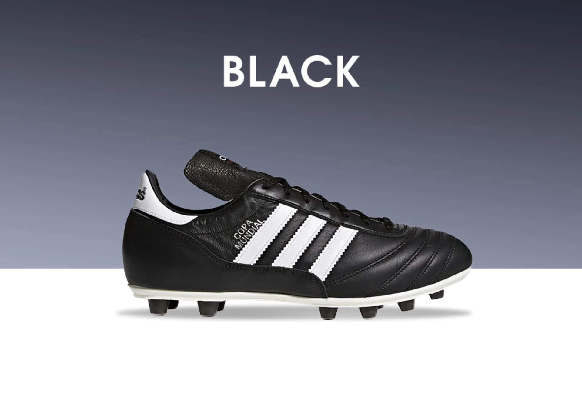 Black football boots