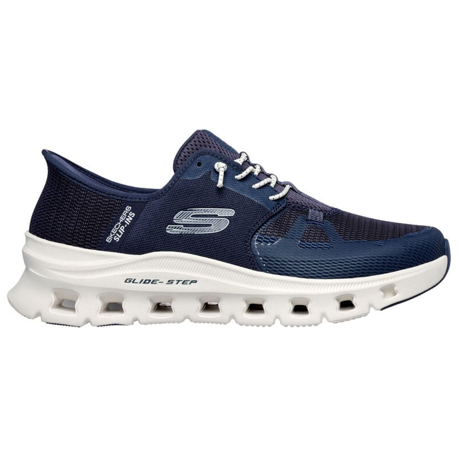 Glide-Step Pro Herren Slipper, blau, Gr. 46 Image
