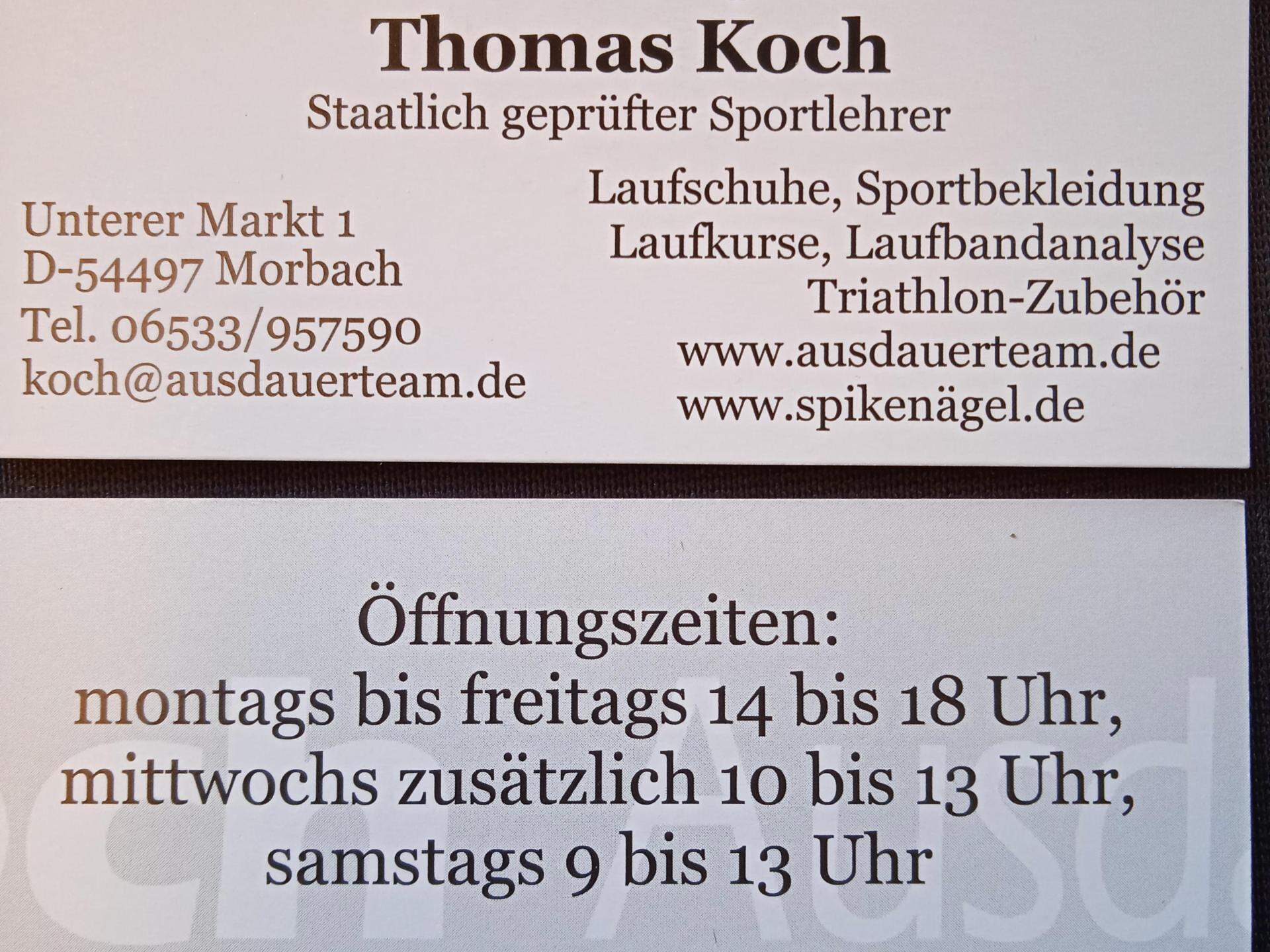 Koch Ausdauersport Morbach